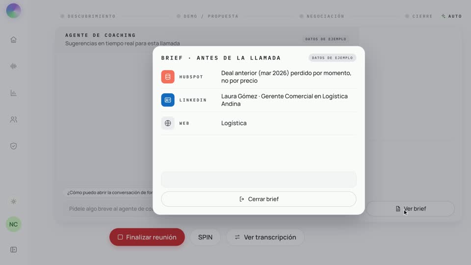 “Lo reviso con mi socio”